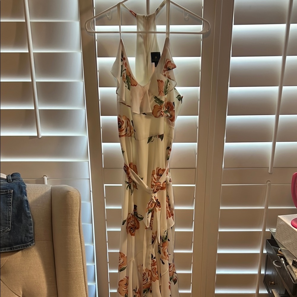 Disney White and Pink Spaghetti Strap Sundress